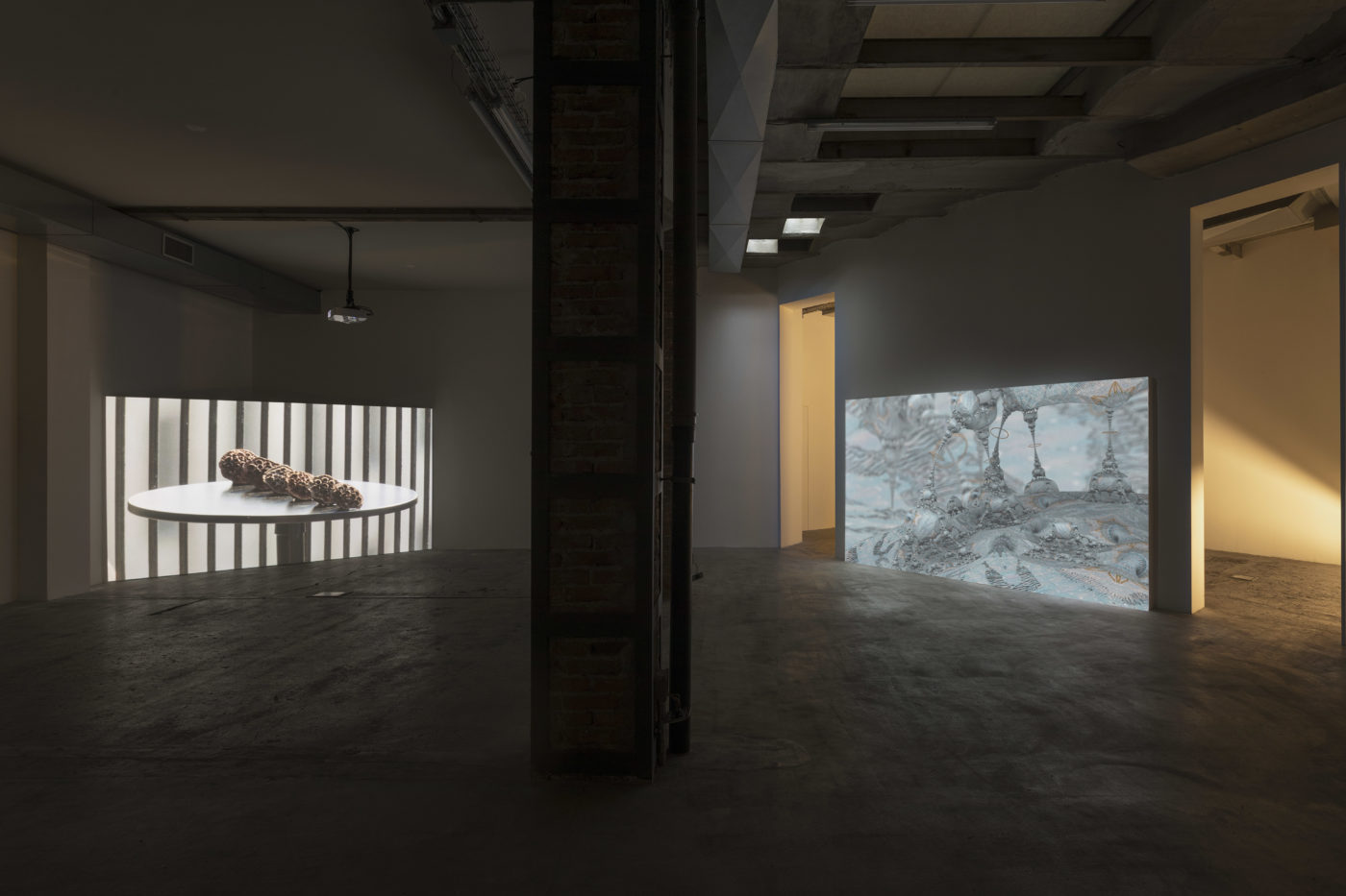 Andrew Norman Wilson, “Lavender Town Syndrome” exhibition view, Ordet, Milan, 2019/2020