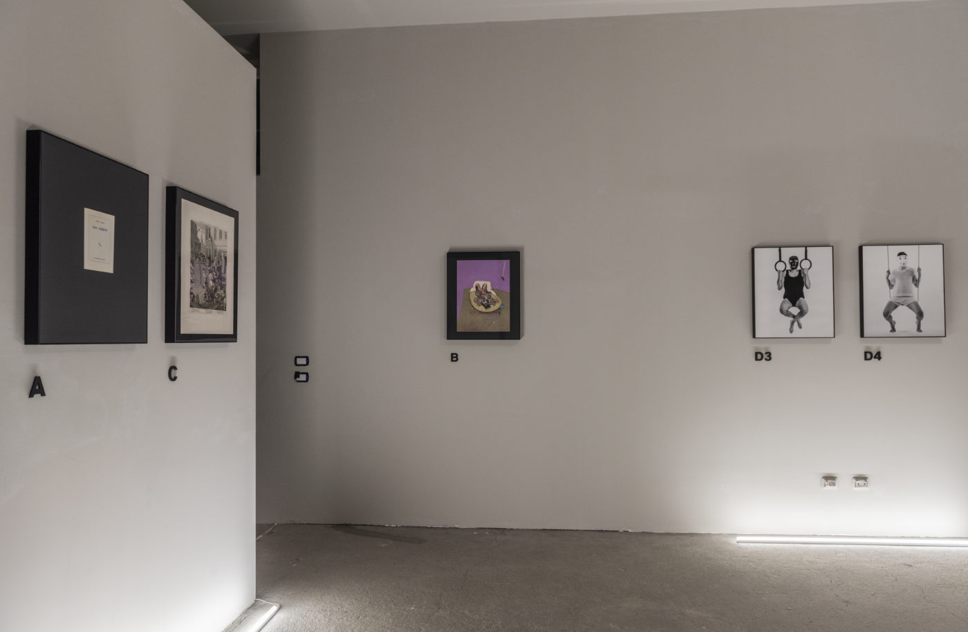 F/Q, Ho steso un lenzuolo per terra, Installation view, FuturDome, January 2020, courtesy F/Q 