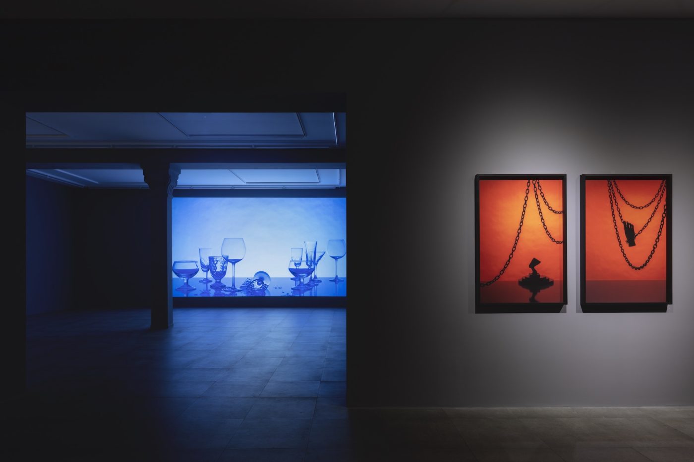 Anna Franceschini, Did you know you have a broken glass in the window?, 2020, Installation view at Vistamarestudio, Milano 