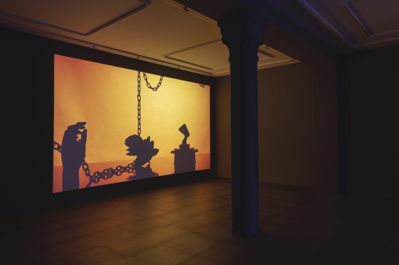 Anna Franceschini, Did you know you have a broken glass in the window?, 2020, Installation view at Vistamarestudio, Milano 