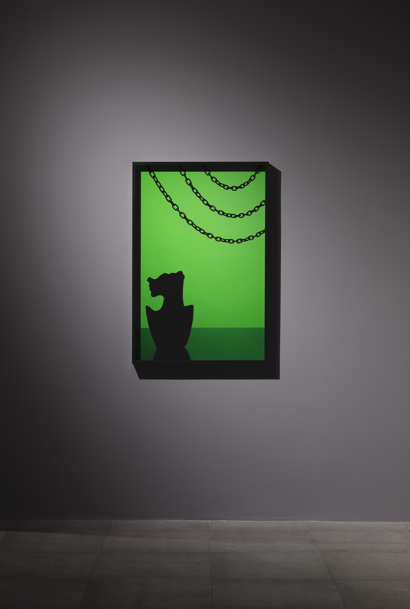 Anna Franceschini, Did you know you have a broken glass in the window?, 2020, Installation view at Vistamarestudio, Milano 