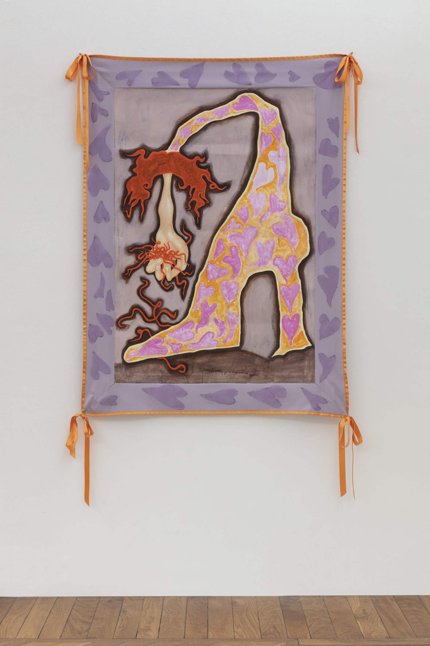 AgneseSmaldone_Nausea_2020_AcrylicOnJutaFabric_150x110cm_ph.AndreaRossetti