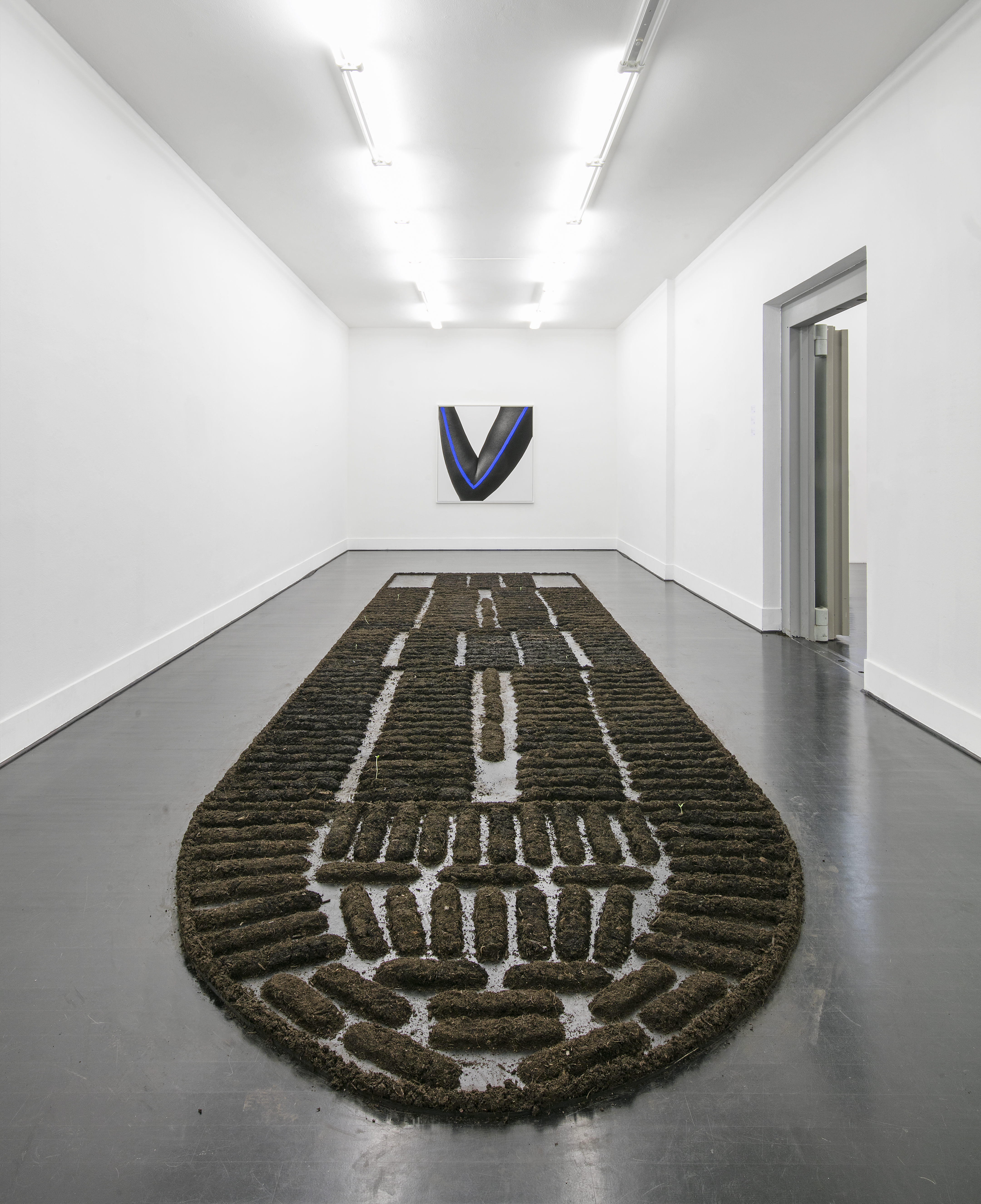 Binta Diaw, Chorus of Soil, 2020, installation view of the exhibition “In Search of Our Ancestors’ Gardens”, 23rd January-31st March 2020, Galleria Giampaolo Abbondio, Milan, courtesy the artist and Galleria Giampaolo Abbondio, photo-credits: Antonio Maniscalc